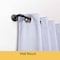 Kenney Mfg Kenney Adler 5/8" Indoor/Outdoor Rust-Resistant Wrap Around Curtain Rod, 48-84", Black KN90031 - alternate 7